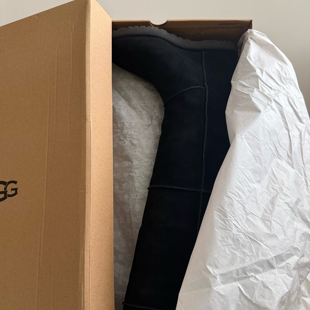 UGG Black Classic Femme Over the Knee Boots size 11 - Picture 10 of 12